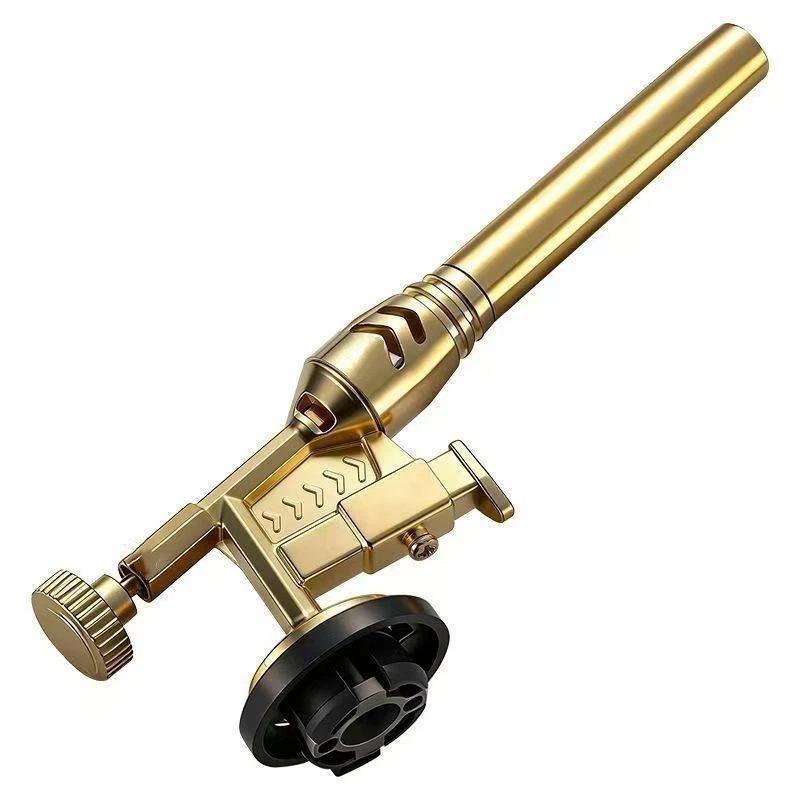 1Pcs Bbq Portable Welding Torch Gas Burner Flame Blower Gas Torch Brazing Cooking Barbecue Auto Ignition Kitchen Baking Tool