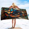 Butterfly Microfiber Sand Free Beach Towel Super Absorbent Lightweight Thin Towel Blanket for Pool Swimming Bath Camping Yoga