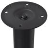 VidaXL Pieds de table télescopiques 4 pcs Noir 710 mm - 1100 mm