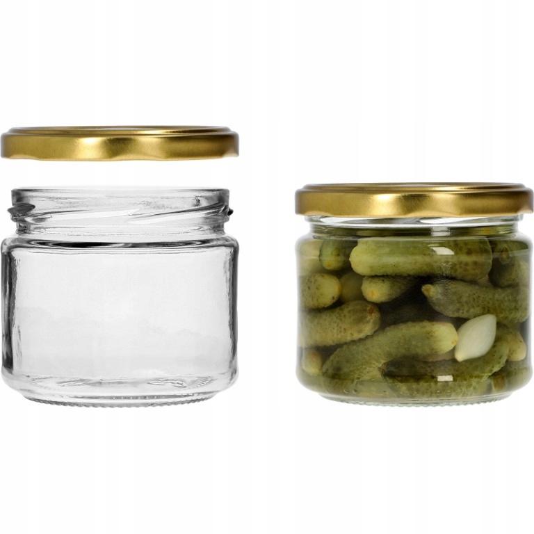 Jam jars with lids, 6 pcs, 330 ml