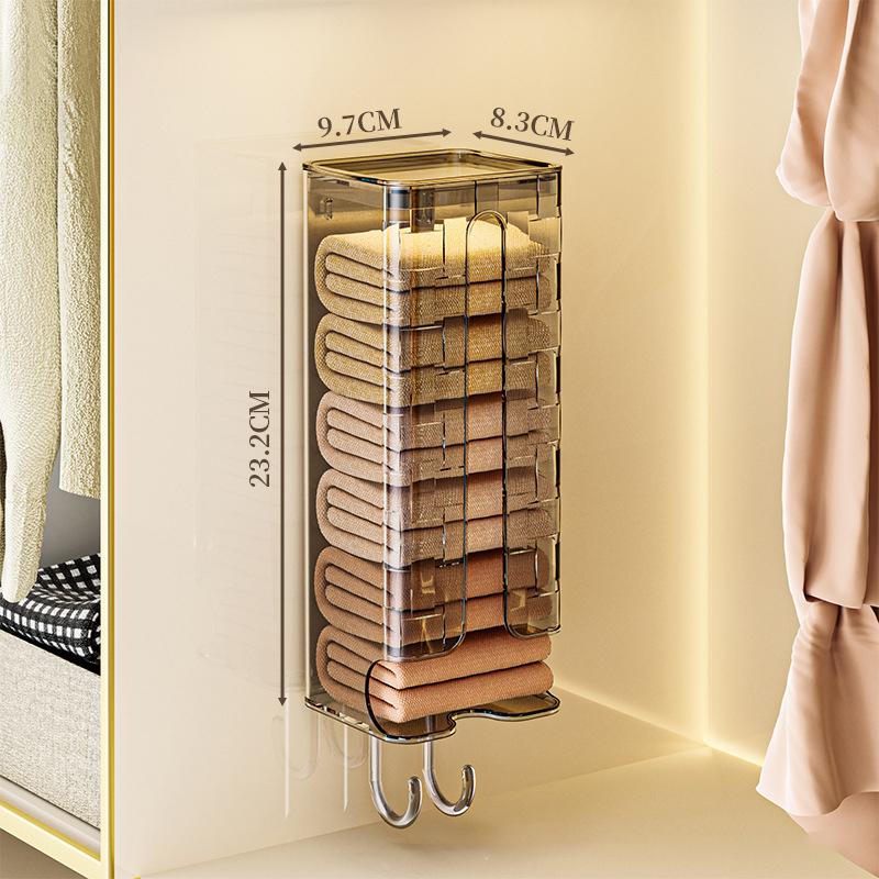 Home Wall Mounted Underwear Organizer Closet Underwear Sock Organizer Kitchen Garbage Bag Organizer Storage Box