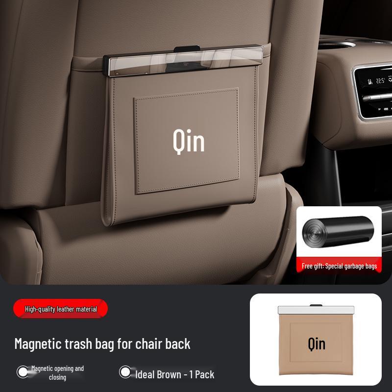 BYD Qinplus QinL/Pro Car Seat Magnetic Waterproof Leather Storage Bag
