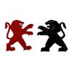 SQOB1 Metal 3D Car Rear Trunk Emblem Auto Tail Badge Sticker for Peugeot 406 405 205 3008 206 5008 308 208 408 508 407 107 307