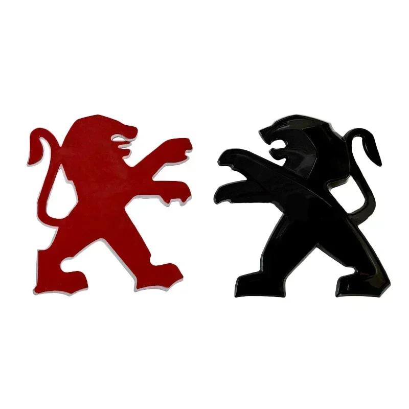 SQOB1 Metal 3D Car Rear Trunk Emblem Auto Tail Badge Sticker for Peugeot 406 405 205 3008 206 5008 308 208 408 508 407 107 307