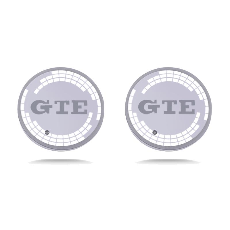 For VW VOLKSWAGEN 2026 New Car LED Luminous Water Cup Holder Mat For Volkswagen VW GTE Golf 5 6 7 GTI MK6 Passat Polo Beetle Mag