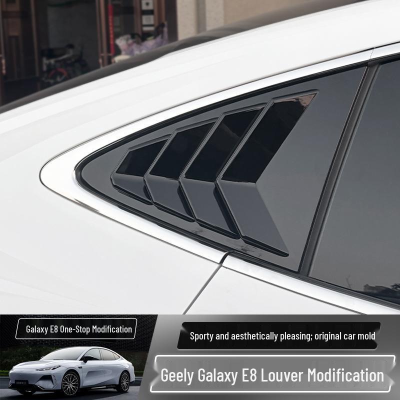 Geely Galaxy E8 Rear Triangle Window Shark Fin Sticker