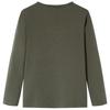Kids Long Sleeve T Shirt Khaki 104