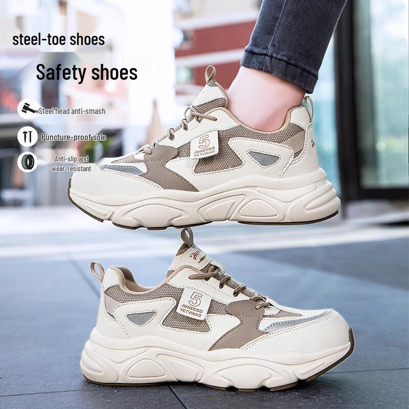 Women s Steel Toe Breathable Safety Shoes 38