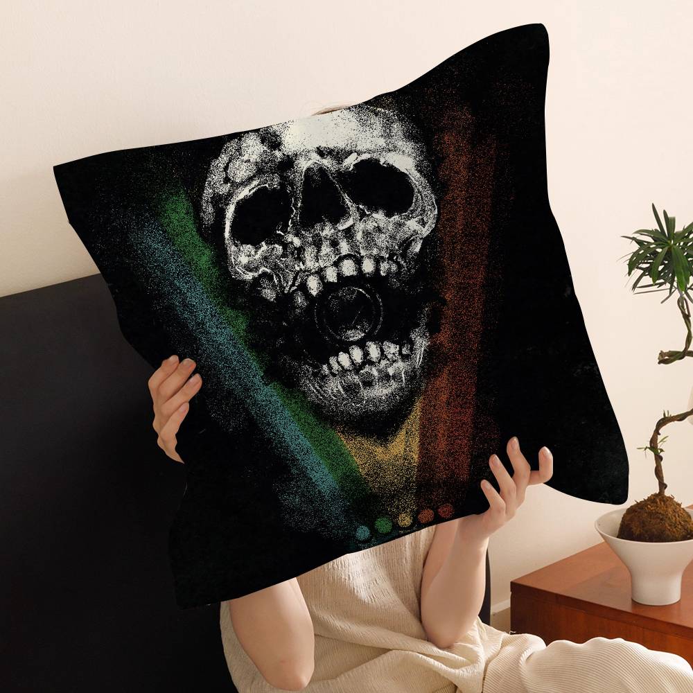Game Phasmophobia Cushion Cover Car Throw Pillow Case For Sofa Car Christmas Gift 40x40cm 45x45cm