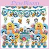 Colorful Octonauts Birthday Party Decoration Set With Spiraling Banners And Balloons
