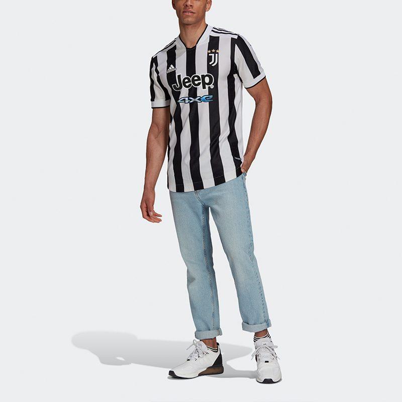 Adidas Juventus Soccer Jersey Player Edition Men's Black White GM7179