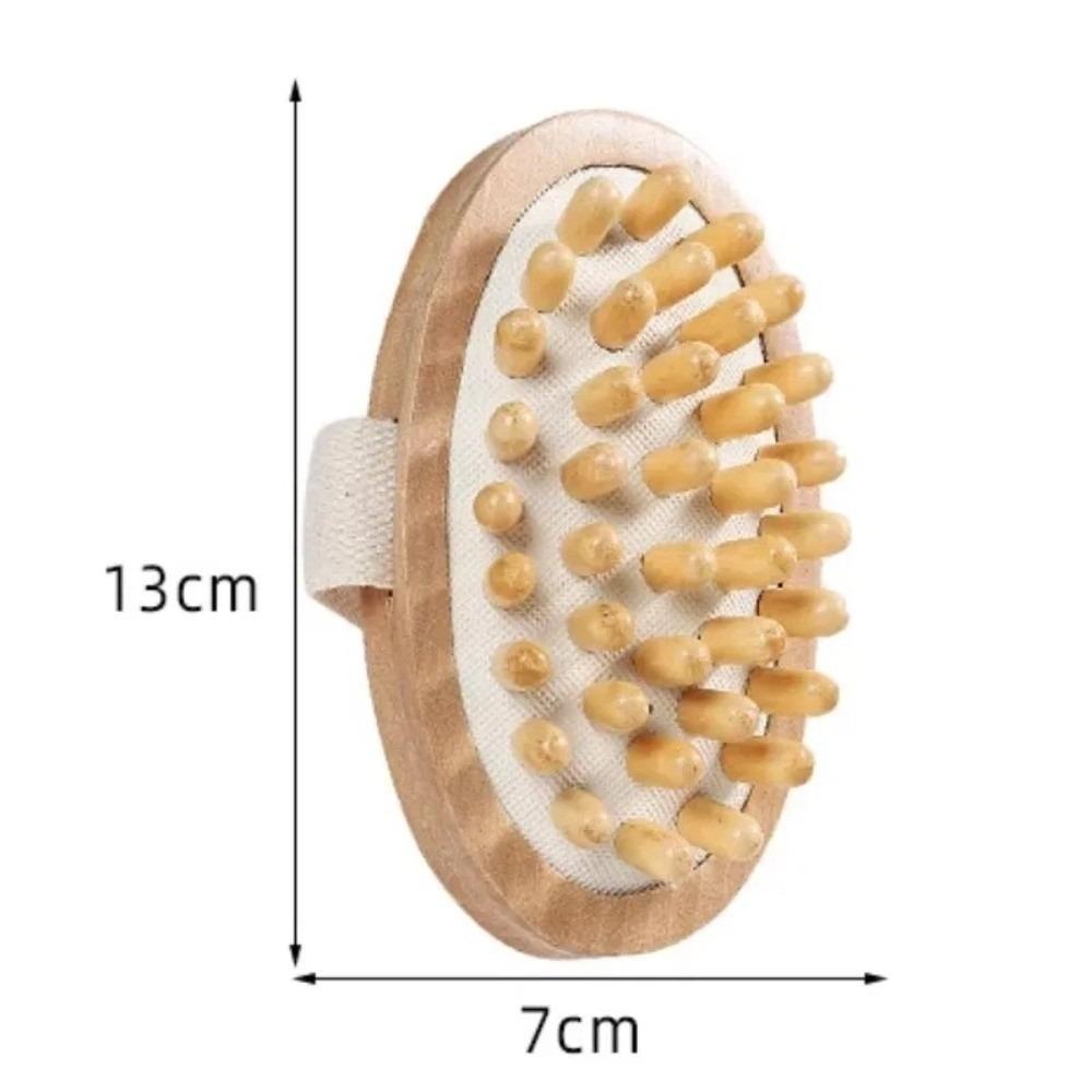 Air Cushion Design Wooden Massager Manual Massage Brush Scalp Massage Brush Muscle Relaxation