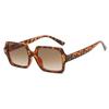 Vintage Square Sunglasses Women Frame Female Rectangle Sun Glasses Gradient Brown Retro Designer Style Eyewear Oculos De Sol