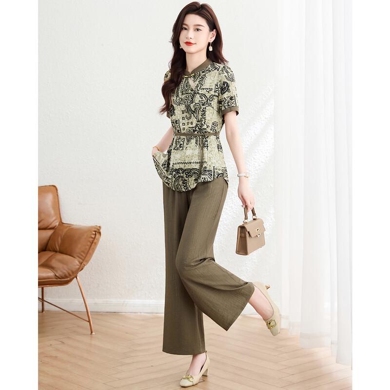 Women s Elegant Printed Two-Piece Set XL