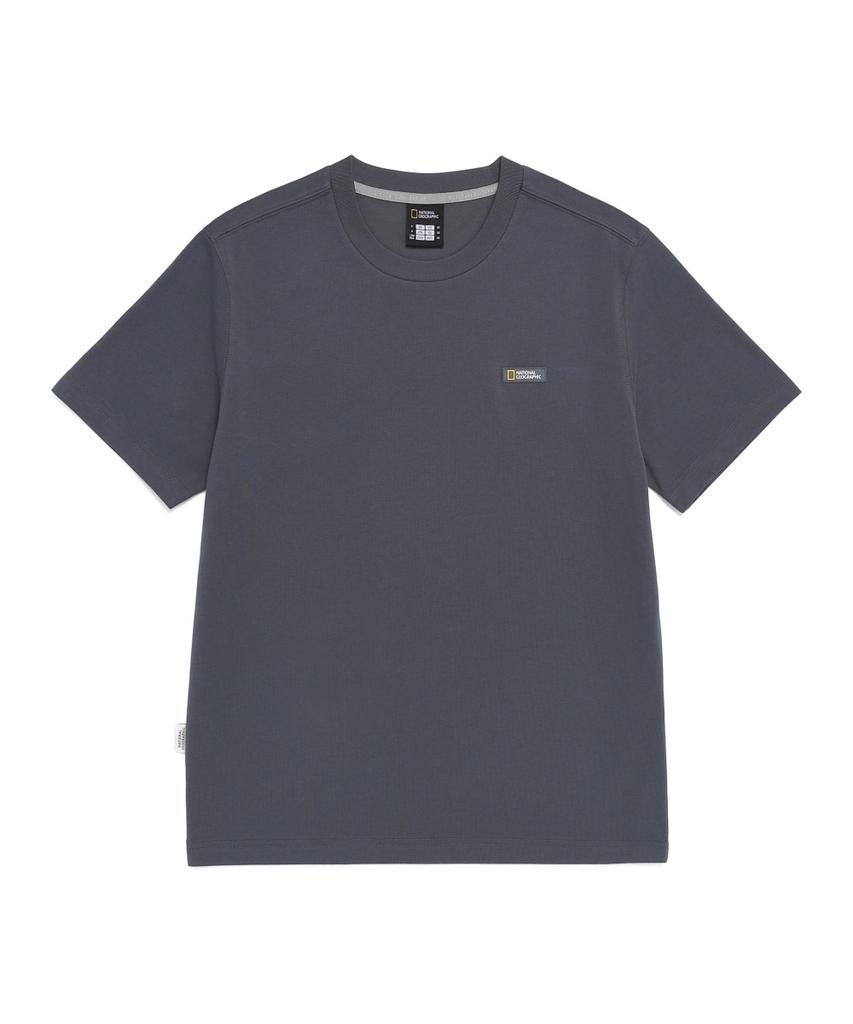 NATIONALGEOGRAPHIC N265Uts910 Neod Small Logo Short Sleeve T-Shirt Iron Grey