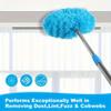 texture Long Handled Dust Locking Reusable And Microfiber Ceiling Fan Duster Extends Up ToCleaner Brush For Effortless Cleaning