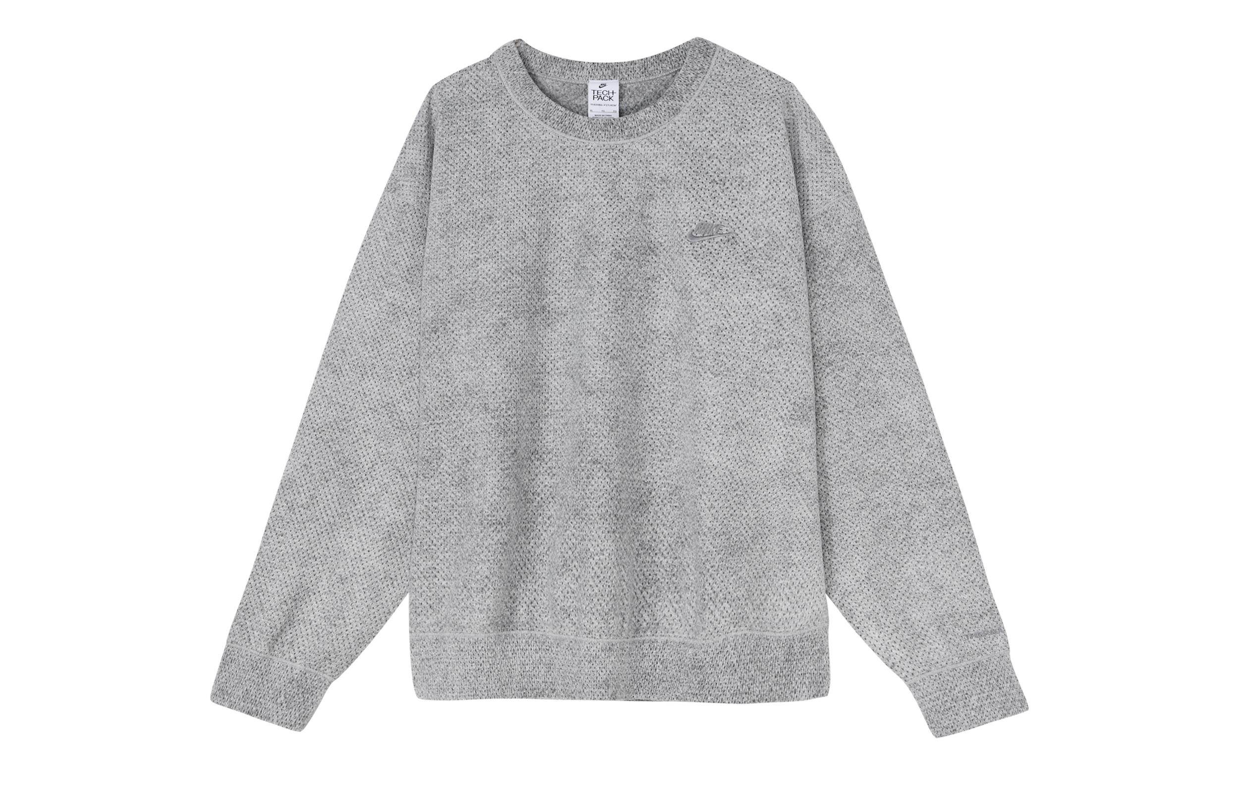 Nike Forward Sweatshirts Men s Gray Crew Neck Moderate Other DQ4265-077 L