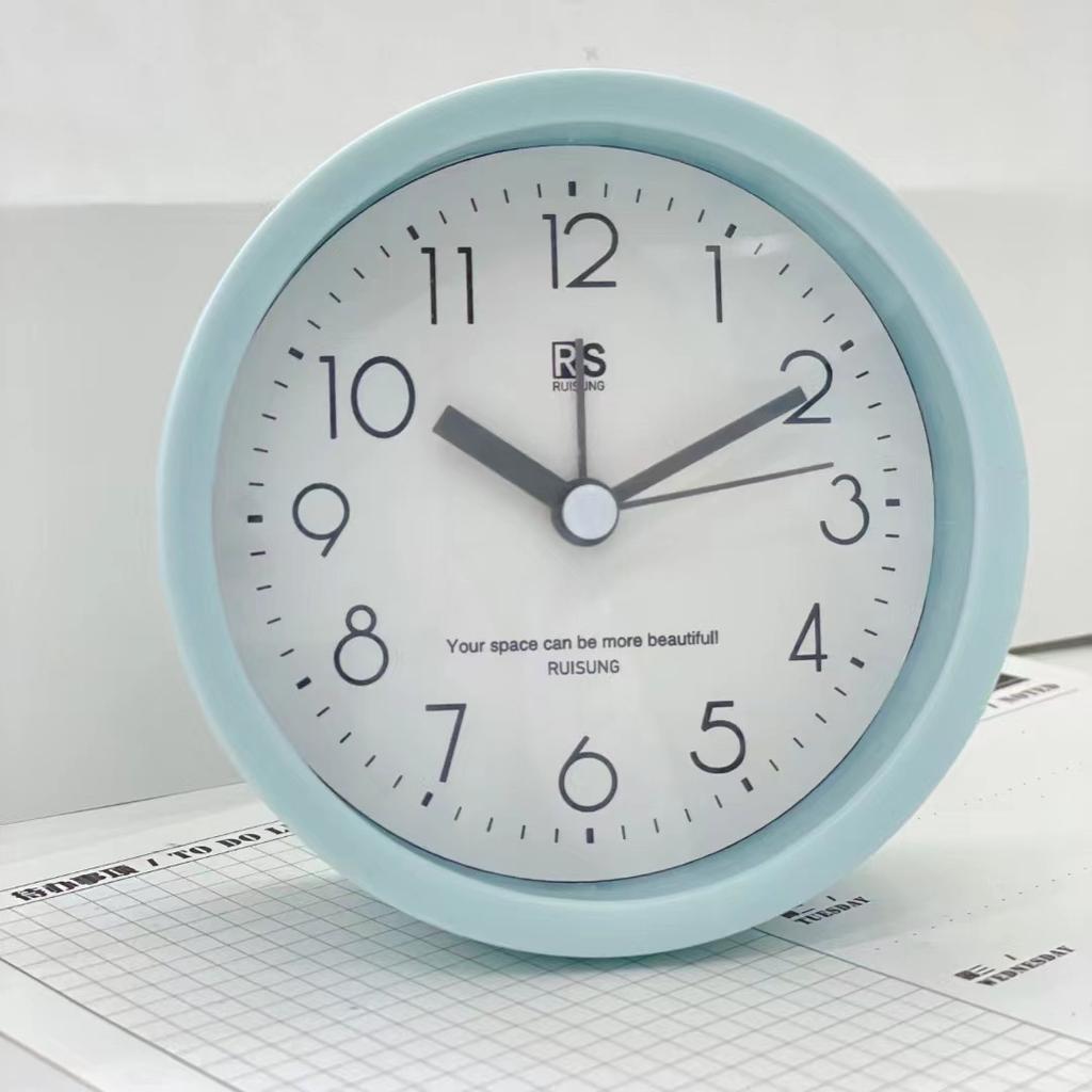 Simple Clock Personalized Modern Wake Up Alarm Clock for Student Dormitory Home Bedroom Bedside Bookcase Clock Creative