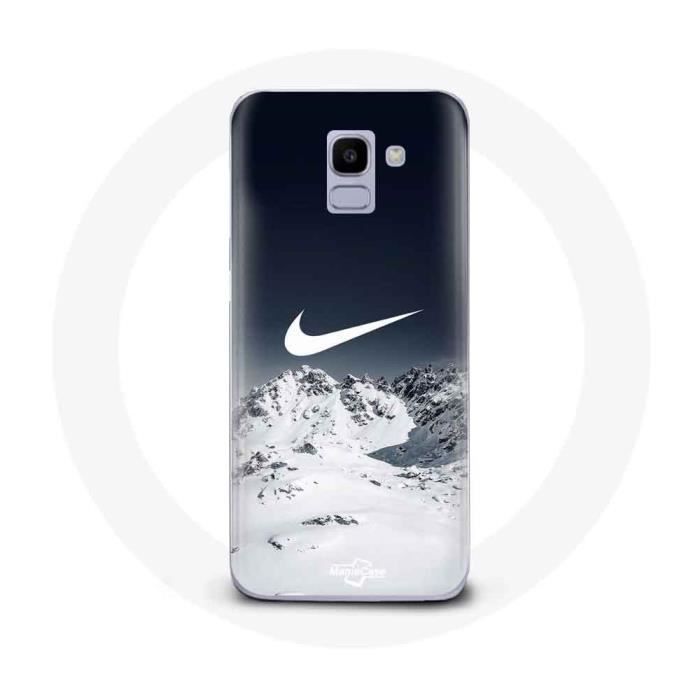 Coque pour Samsung Galaxy A6 2018 Nike Logo Niege Hiver
