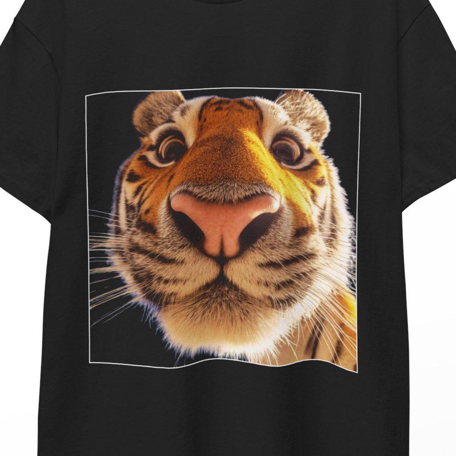Tiger Graphic TShirt, Bold Tiger Shirt,Aesthetic Tiger Design,Jungle Wildlife Shirt,Gift for Animal Lovers,Streetwear Style, Wild Animal Tee 3XL