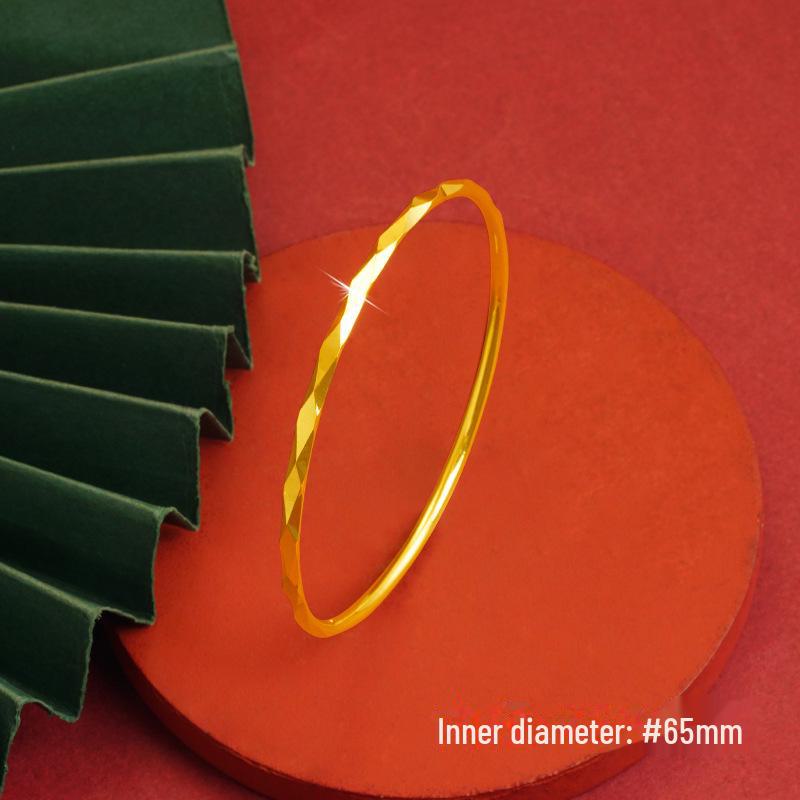 Introducing the "Diamond-Shaped Dazzling Copper Alloy Bracelet" – a Geometric Design Available In Various Sizes for Women.