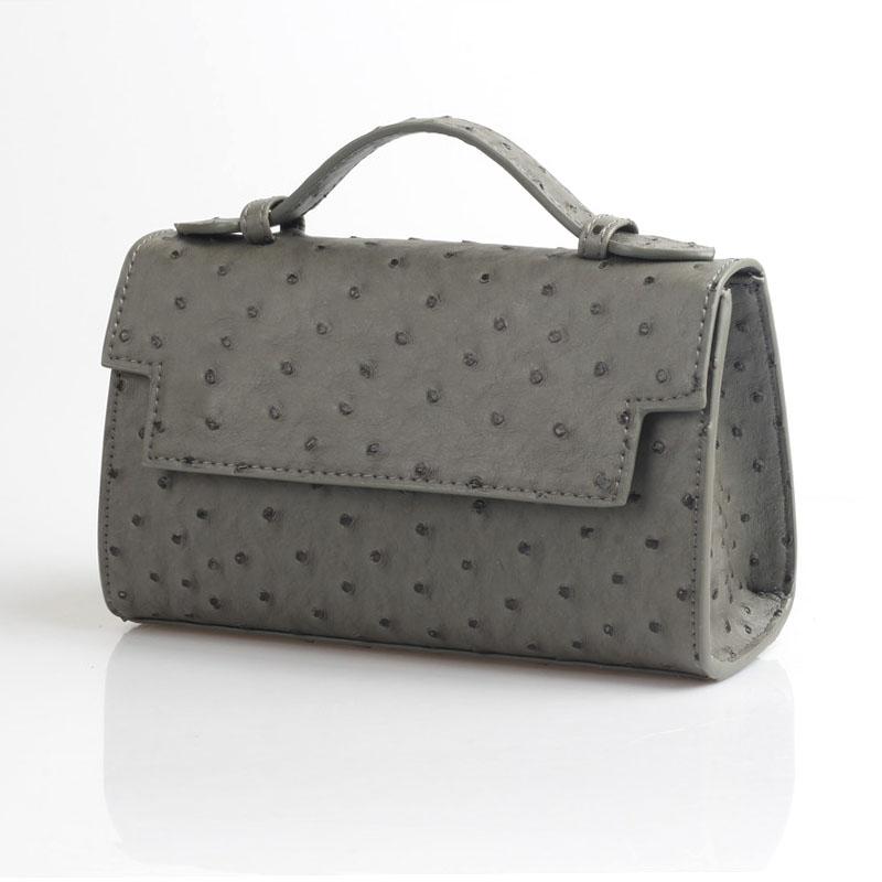 Nowe Damskie Torebki ze Wzorem Strusia Damski Modny Design Wieczorowa Torba na Imprezę Wysokiej Jakości Modny Gorący Portfel Kopertówka Torby