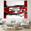 Vintage 49ers Football Quick-Dry Tapestry Hanging for Bedroom,Livingroom, Playroom,Decor Art Room Wall Tapestry Holiday and Birthday Gifts