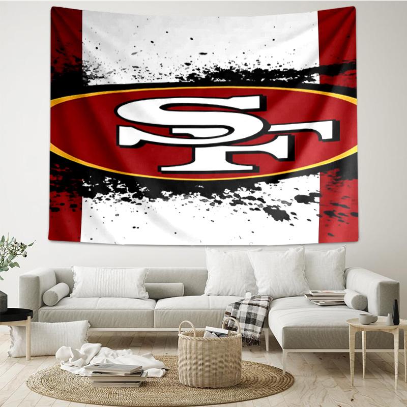 Vintage 49ers Football Quick-Dry Tapestry Hanging for Bedroom,Livingroom, Playroom,Decor Art Room Wall Tapestry Holiday and Birthday Gifts