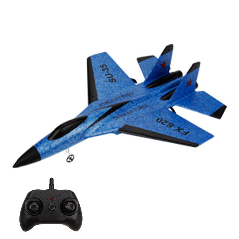 Avión RC No Tóxico Fx-620 Su-35 Control Remoto 2.4G Avión de Combate con Control Remoto Avión de Hobby Avión Planeador Juguetes de Espuma Epp Avión RC Regalo para Niños
