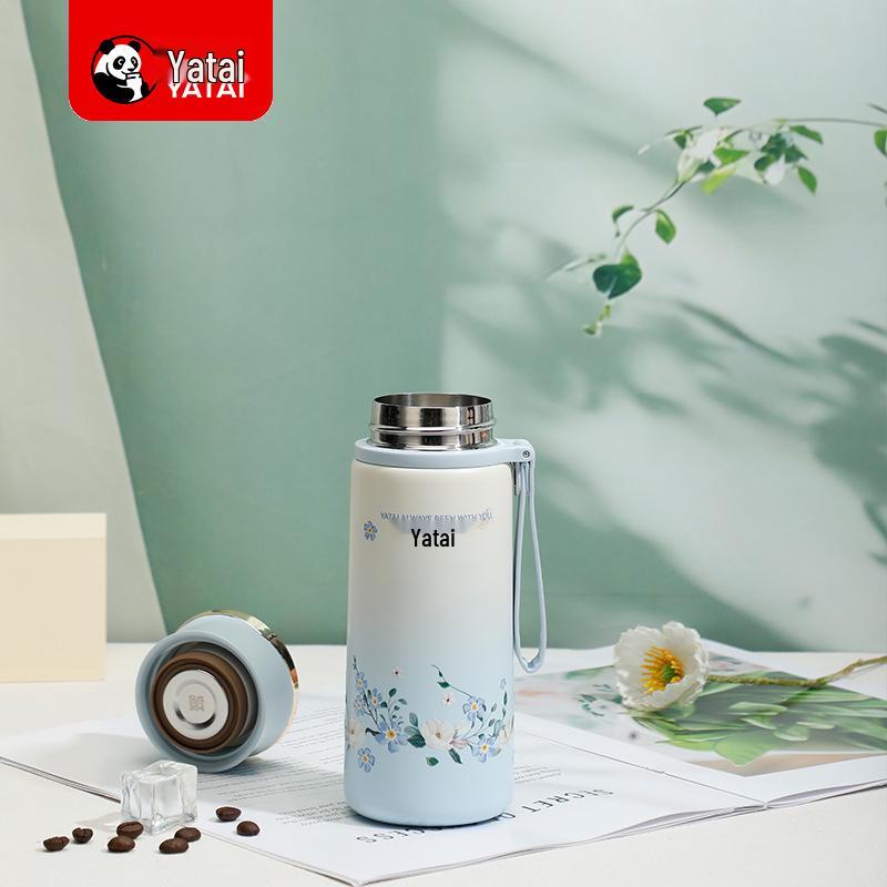 Yatai Insulated Water Cup with Handle - Cute, Portable, and Sporty Design 400ml синий