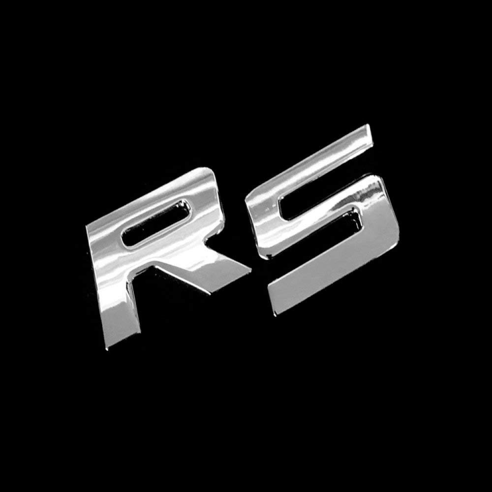 SUNNY Metallic Letter Emblem Set RS Sticker Silver Metallic 3D