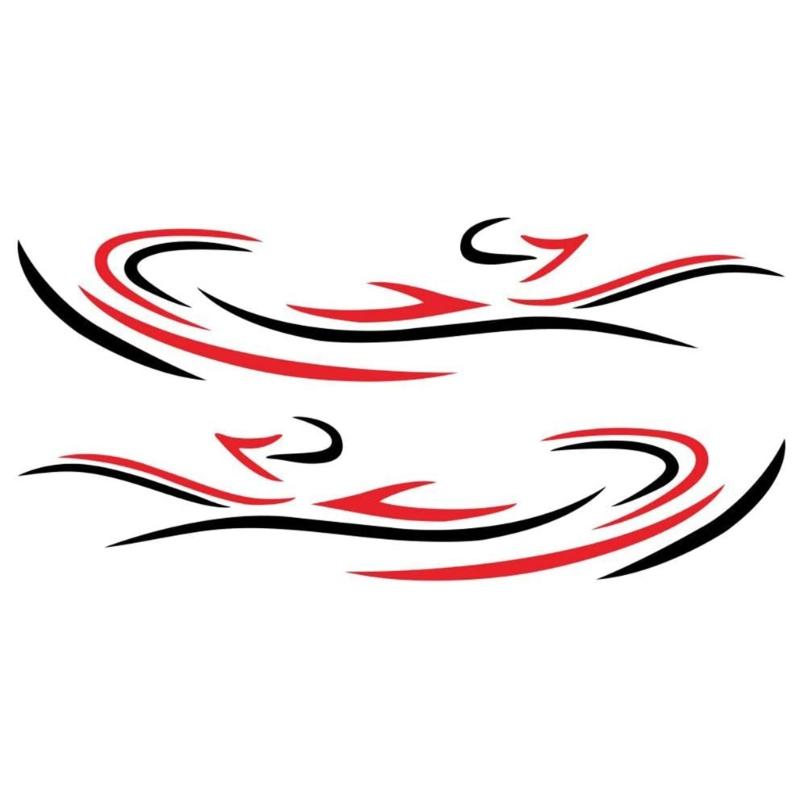 

Self Adhesive Side Body Sticker Graphics Decals Decorative Stickers for Campers Trailer Exterior Waterproof Stickers 1