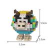 Hot Tungtungsahur Micro Particle Building Block Toy Blind Box Wooden Stick Hand Model Puzzle Assembly Children's Toy