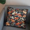 2D Koi Fish Pattern Decorative Cushion Cover Pattern Cushion Cover Suitable For Sofa Bedroom Car Pillow Cover