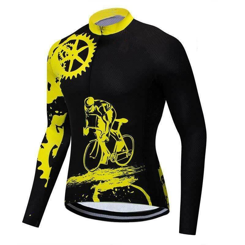 Sun Protection MTB Clothes Long Sleeve Bicycle Shirts Tops For Men Outdoor Riding Bike Sportswear  New Design Cycling Jersey