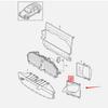 Porsche Cayenne 11-18 Luftkanal Kompatibel 95850533535/95850533635