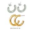 Women Earrings Decorations Exquisite Jewelry Ornament Simple Style Stainless Steel Ladies Piercing Ear Hoops Ears Studs