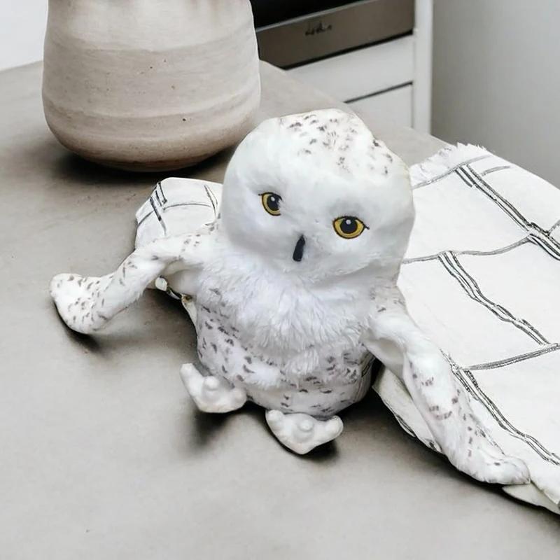 Owl Plush Hand Finger Story Puppet Cute Stuffed Bird Toys Educational Toy Interactive Bedtime Story Play Doll Birthday Gift