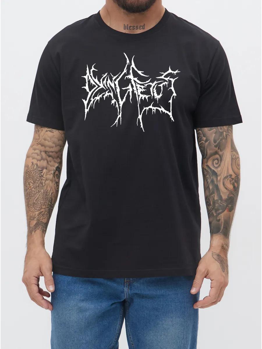 Черная футболка Nirvana с гитарой, хлопок, рок-стиль 2XL