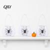 Halloween Party Supplies Cute Treat or Trick Bag with Handle for Kids, Reusable Non Decoration Woven Candy Goodie Bag, Soft Handbag Basket Favors Home