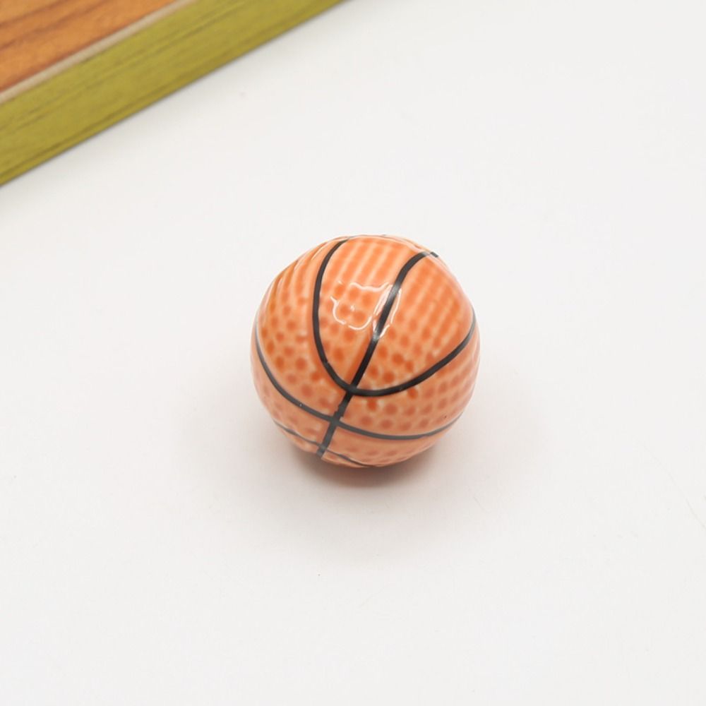 Single Hole Basketball Door Handle Pull Handles Drawer Knobs Creative Football Door Knob  Drawer