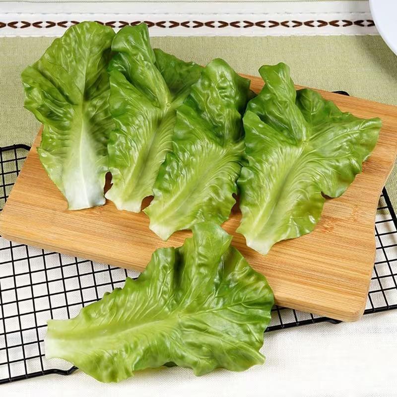 Realistic Artificial Lettuce Simulation Vegetable Models Ideal For Restaurant Displays, Pography Props, And Home Decorations