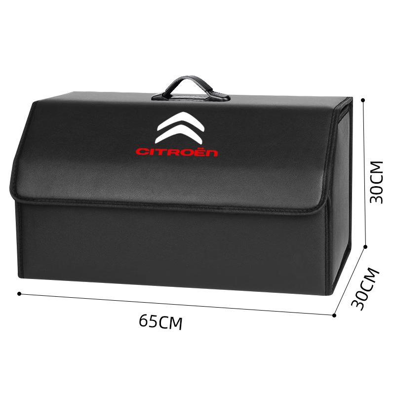 XKJC9 Car Trunk Organizer Box Large Capacity Auto Multiuse Tools Storage Bag Stowing Tidying For Citroen C1 C2 C3 C4 C5 C6 C8 C4L DS3