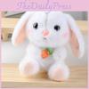 Carrot Adorable Bunny Plush Pendant Doll Key Chain For Kids Collectors And