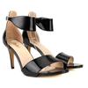 Sandale sexy pentru femei de vară, cu model de crocodil, din piele, cu vârf deschis, cu toc înalt, pantofi casual cu cureaua la gleznă