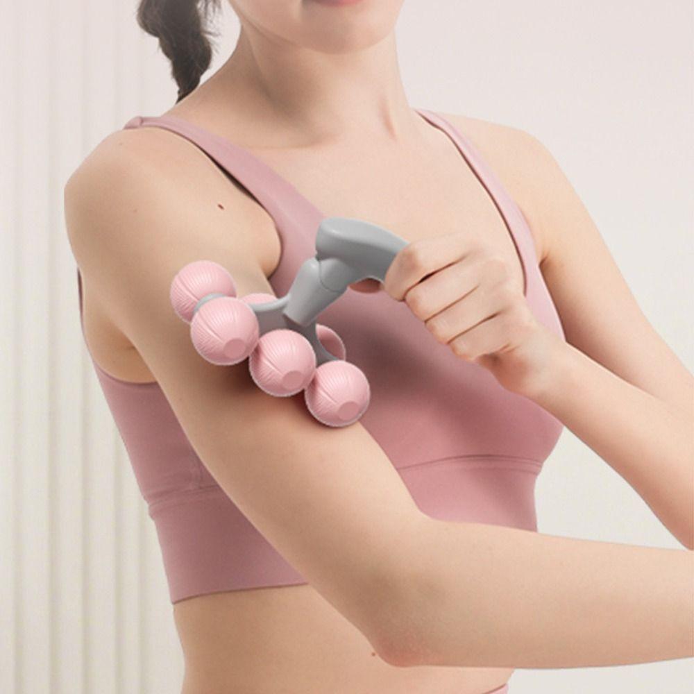 Spine Relaxation Neck Massager Roller Portable Cervical Spine Massager Muscle Rolling Ball  Body