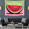 2D Large Watermelon Slice Backdrop for Kids Summer Birthday
