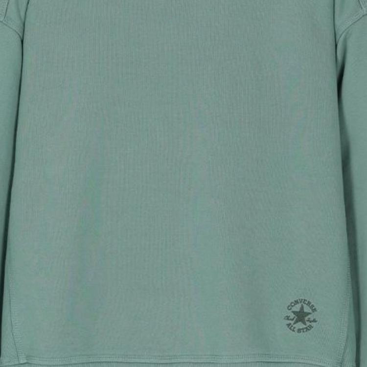 Converse T Shirts Women's Green Crew Neck Moderate Other 10025916-A06