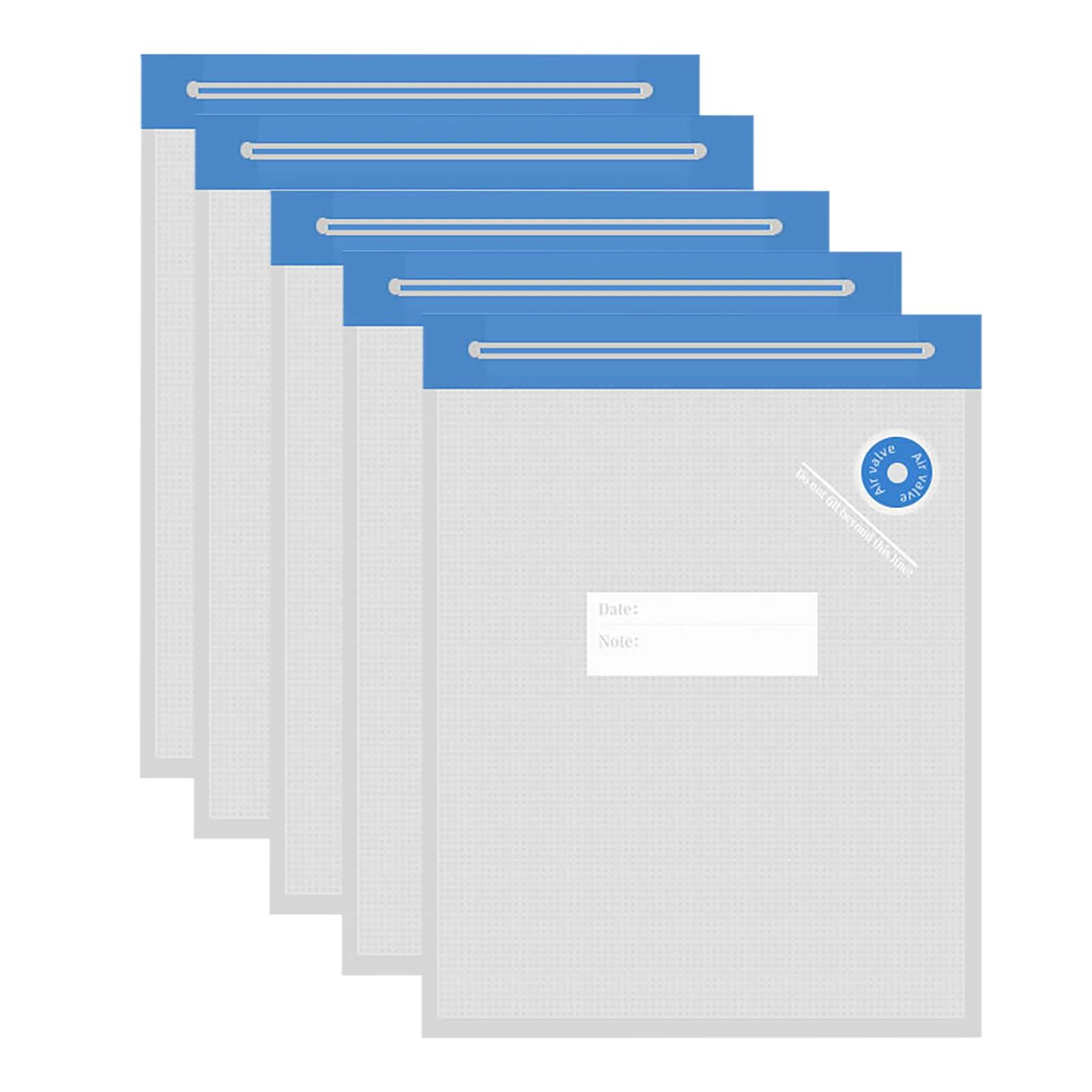 

Многоразовый вакуумный пакет для хранения продуктов на кухне с застежкой-молнией, насосом с воздушным клапаном, для запечатывания овощей, мяса, закусок, пакет для сохранения свежести 17x25cm