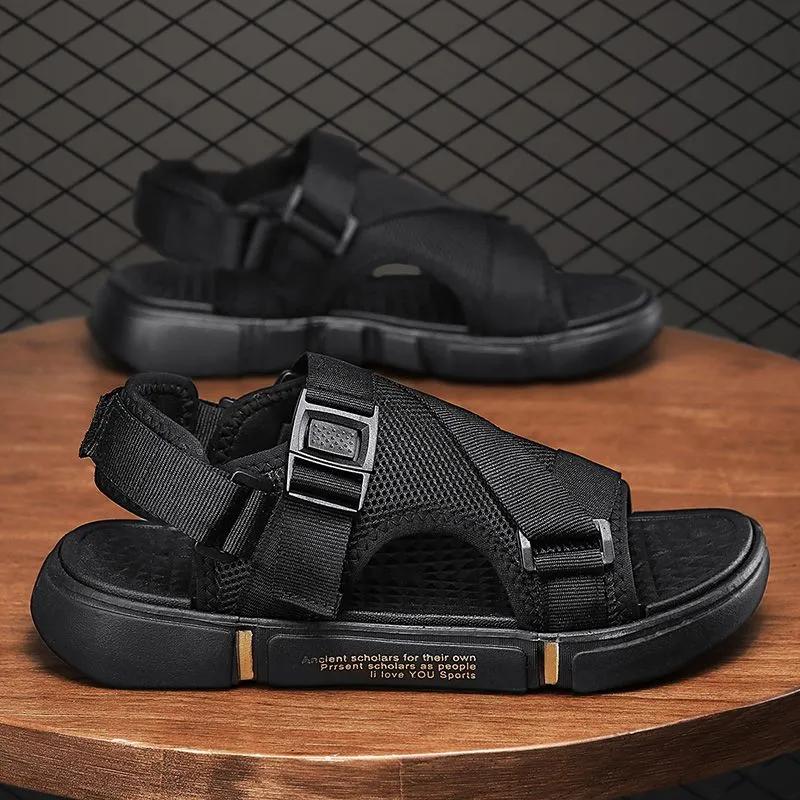 Summer Men's Outdoor Breathable Comfort Slip On Plus Size Open Shoes Casual Men Sandals Shoes Sandal Mens PVC Sandalias